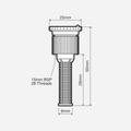 Holman Adjustable Nozzle - 3.6m - Plastic - Full Arc Adjustment - SuperSaverAU - view 2