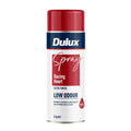 Dulux 310g Racing Heart Satin Low Odour Spray Paint, Fast Recoat