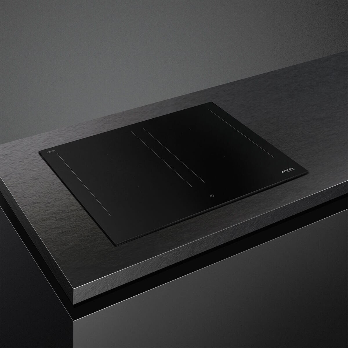 Smeg 60cm Classic Induction Cooktop - 2 Multizone Areas, Autovent 2.0, Matte Black - SIM3644N