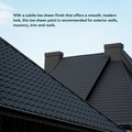 Taubmans 4L Black Low Sheen Exterior Paint - All Weather - Mould Resistant - SuperSaverAU - view 3