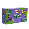 Sabco Nitrile Gloves - Large - 100 Pack - Purple - Puncture Resistant - SuperSaverAU - view 3