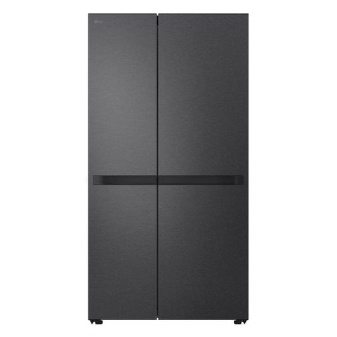 LG 664L Side by Side Fridge - Matte Black, Flat Door Design, 5 Star Energy, Smart Inverter - GS-B599MBL