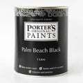 Porter S Paints 1L Palm Beach Black Timber Stain - Water-Based - Charcoal Black - Low VOC - SuperSaverAU - view 1