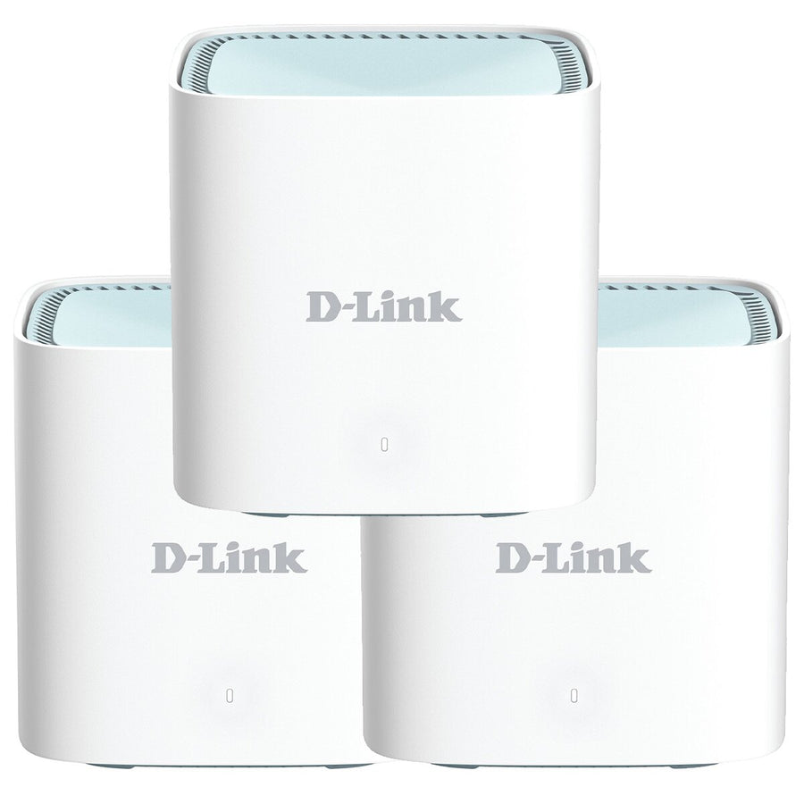 D-Link Eagle Pro AI AX1500 Mesh System 3-Pack - Wi-Fi 6, 500sqm Coverage, Three Nodes - M15-3PK