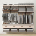 Elfa Decor+ Birch Storage - E-Poxy Bonded Steel - Birch Timber Finish - 10 Year Warranty - 12085