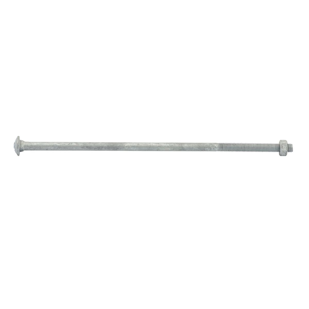 Zenith Hot Dip Galvanised M10 x 300mm Cup Head Bolts Nuts Each - SuperSaverAU - view 1