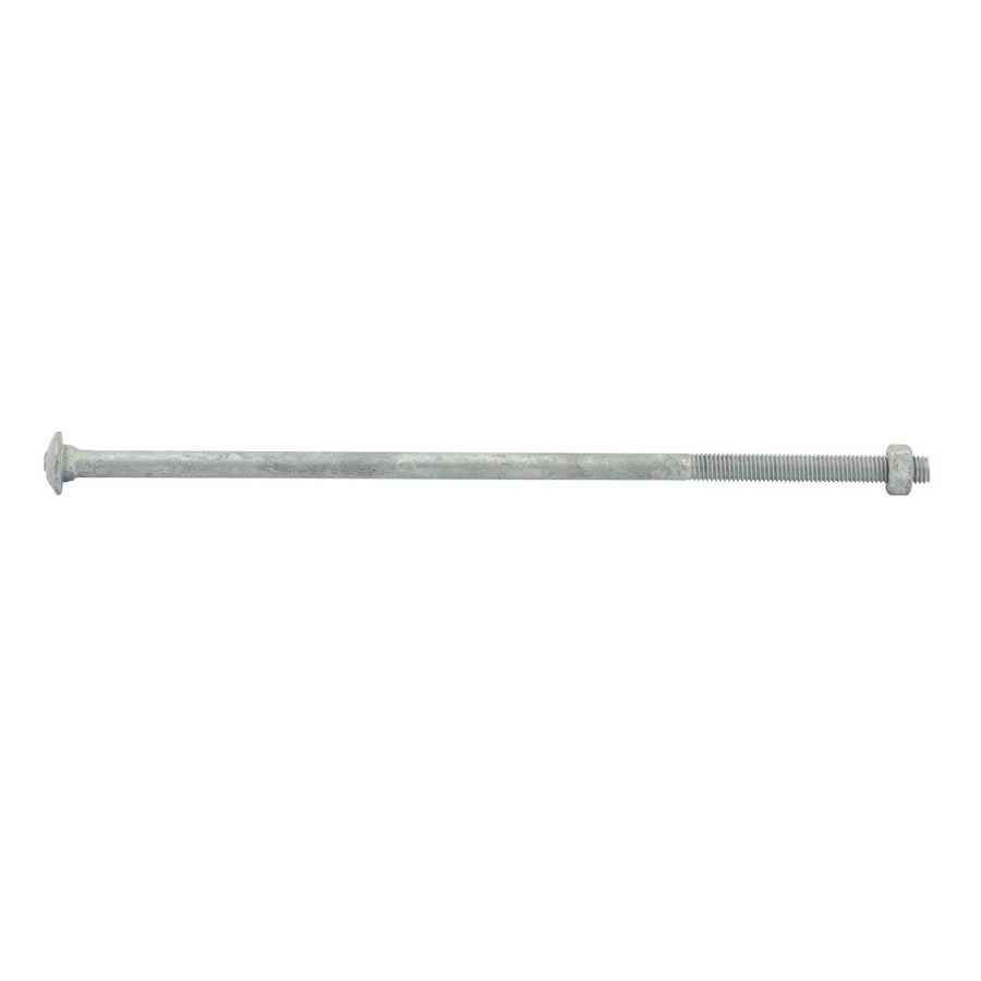 Zenith Hot Dip Galvanised M10 x 300mm Cup Head Bolts Nuts Each - SuperSaverAU - view 1