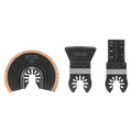 Ryobi 3 Piece Multi Tool Tile Blade Set - 91mm Grout Removal Blade - Versatile Cutting - SuperSaverAU - view 3