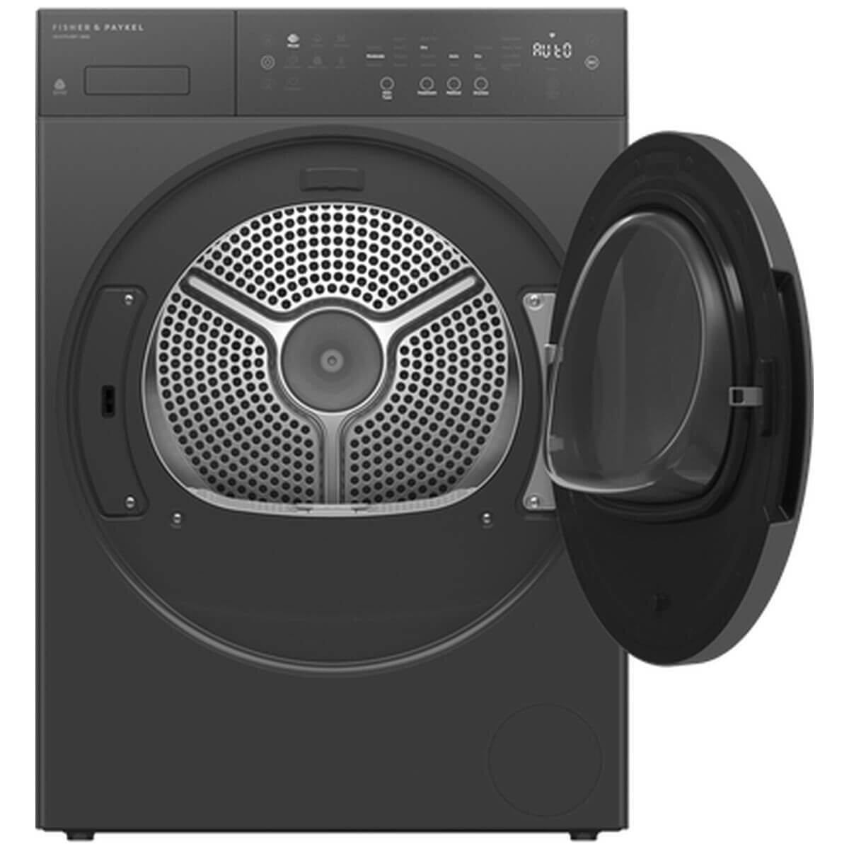 Fisher & Paykel Series 5 9kg Front Load Washer & 8kg Heat Pump Dryer - Graphite - WH9060PG5DH8060PG5