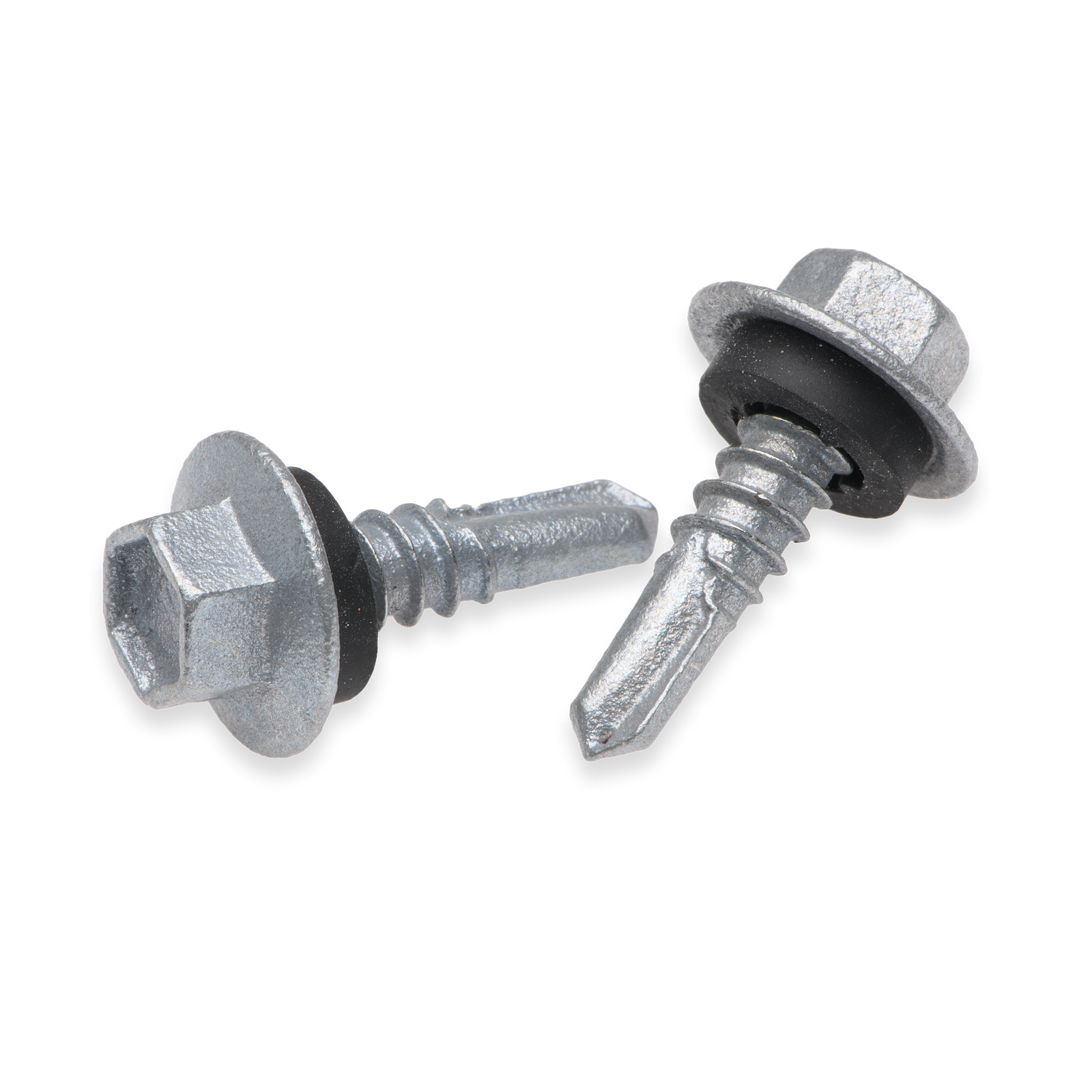 Buildex 12G x 20mm Class 4 Metal Cladding TEKS Screws with Seal, Hex Head - 20 Pack