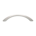 Prestige Tapered Bow Handle - 96mm - Zinc Alloy - Brushed Nickel Finish - SuperSaverAU - view 1