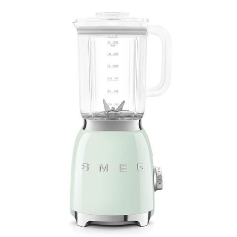 Smeg 50s Style Retro Bench Blender 1.5L - Pastel Green - 800W Motor, 4 Preset Programs - BLF03PGAU