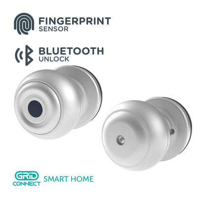 Orion Grid Connect Smart Door Knob Lock - Keyless Entry - 54mm - Bluetooth