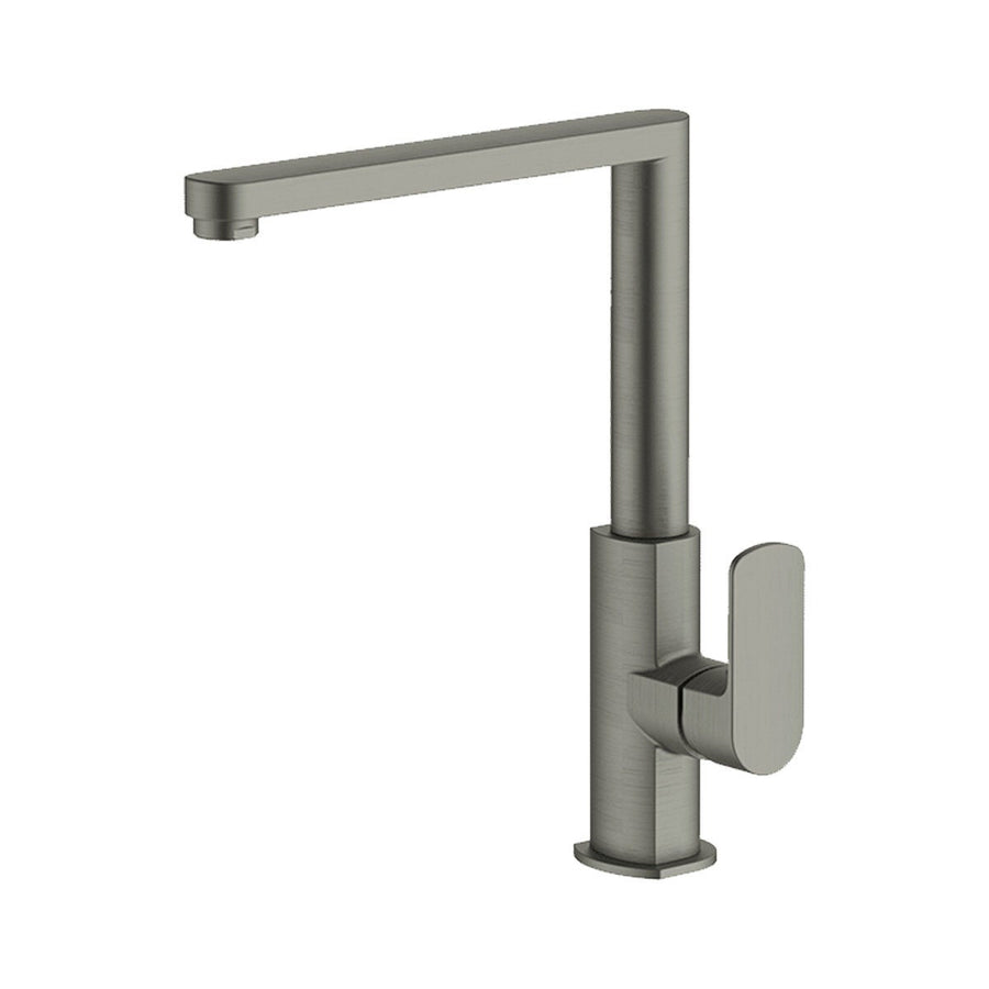Abey Madison Side Lever Kitchen Mixer Tap - Gun Metal Grey - 4 Star Water Rating - 2K1-GM