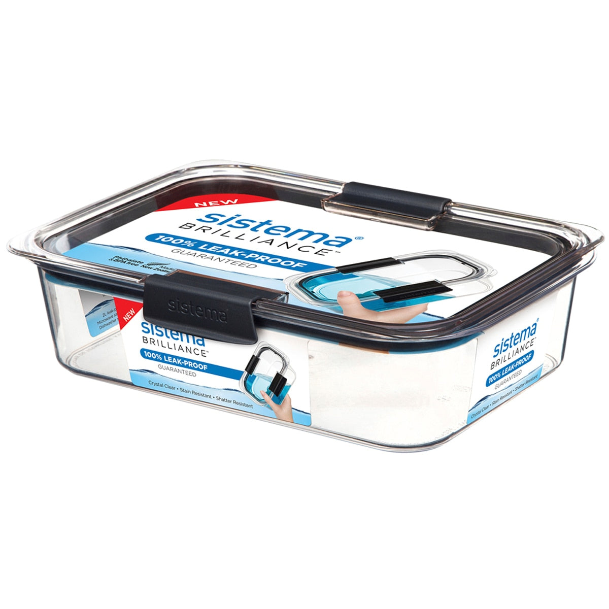 Sistema Brilliance Food Storage 14 Piece Set - SuperSaverAU - view 1