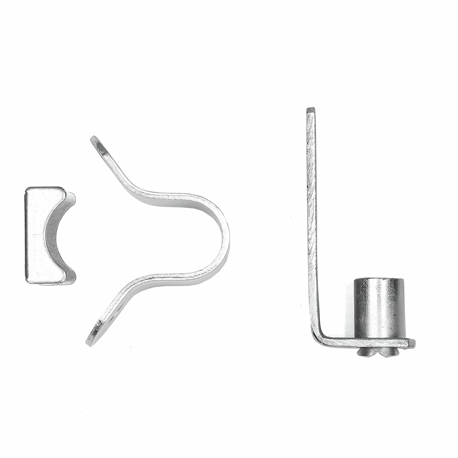 Jack Galvanised Steel Strap and Hinge Set for Round Post