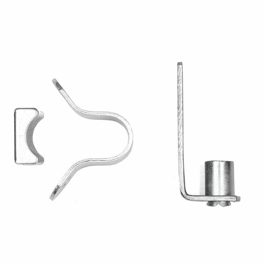 Jack Galvanised Steel Strap and Hinge Set for Round Post