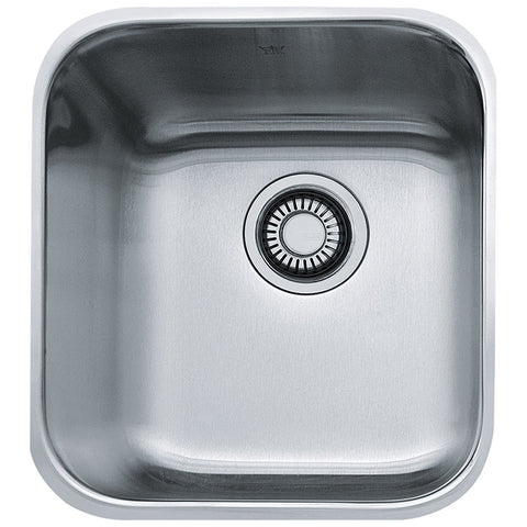 Franke Steel Queen single bowl undermount sink - 18/10 stainless steel, 29L bowl - SQX110-36-2