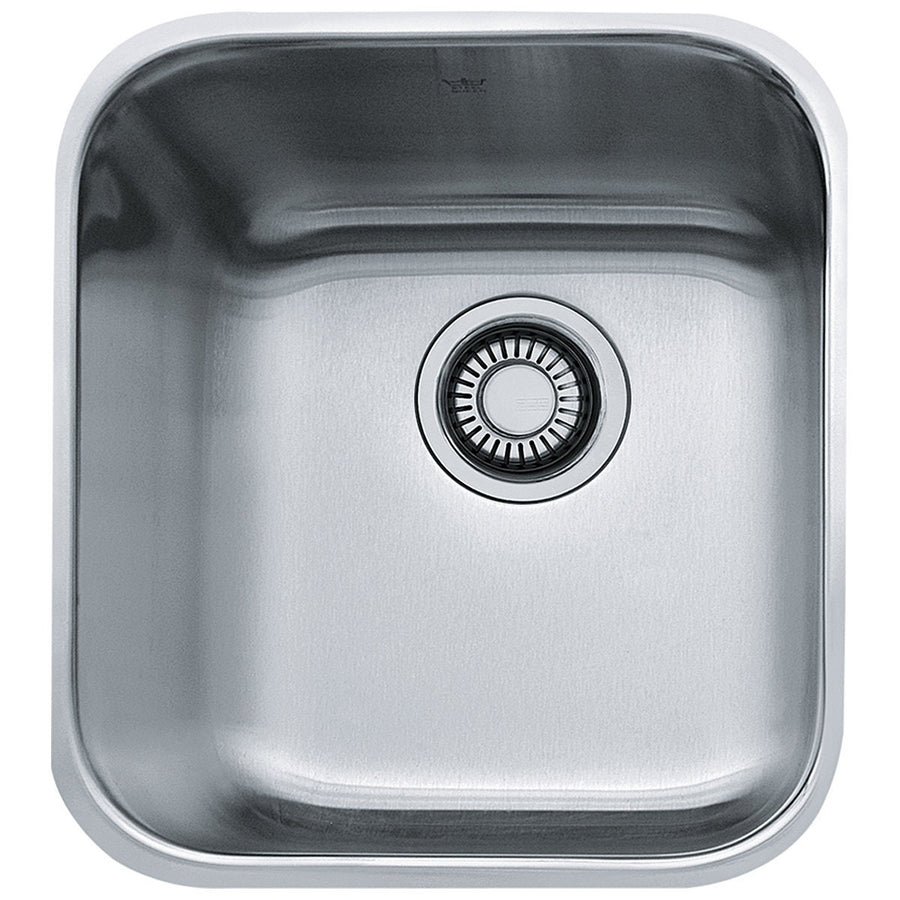 Franke Steel Queen single bowl undermount sink - 18/10 stainless steel, 29L bowl - SQX110-36-2