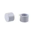 Pillar Curtain Rod Finial - 25mm - Aluminium - Gloss White - SuperSaverAU - view 1