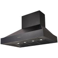 Schweigen 120cm BBQ Canopy Rangehood - Black - 2500m³/h Extraction - On-Board Motor - CL8912B