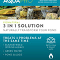 Aquapro 3 In 1 Solution 500ml Natural Pond Treatment Harmless To Environment - SuperSaverAU - view 2