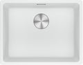 Franke Maris 520mm topmount granite sink - Polar White, hidden overflow - MRG610-52PWB