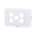 Deta 5 Aperture Grid Plate - 75mm x 115mm - Plastic - Indoor Use - SuperSaverAU - view 4