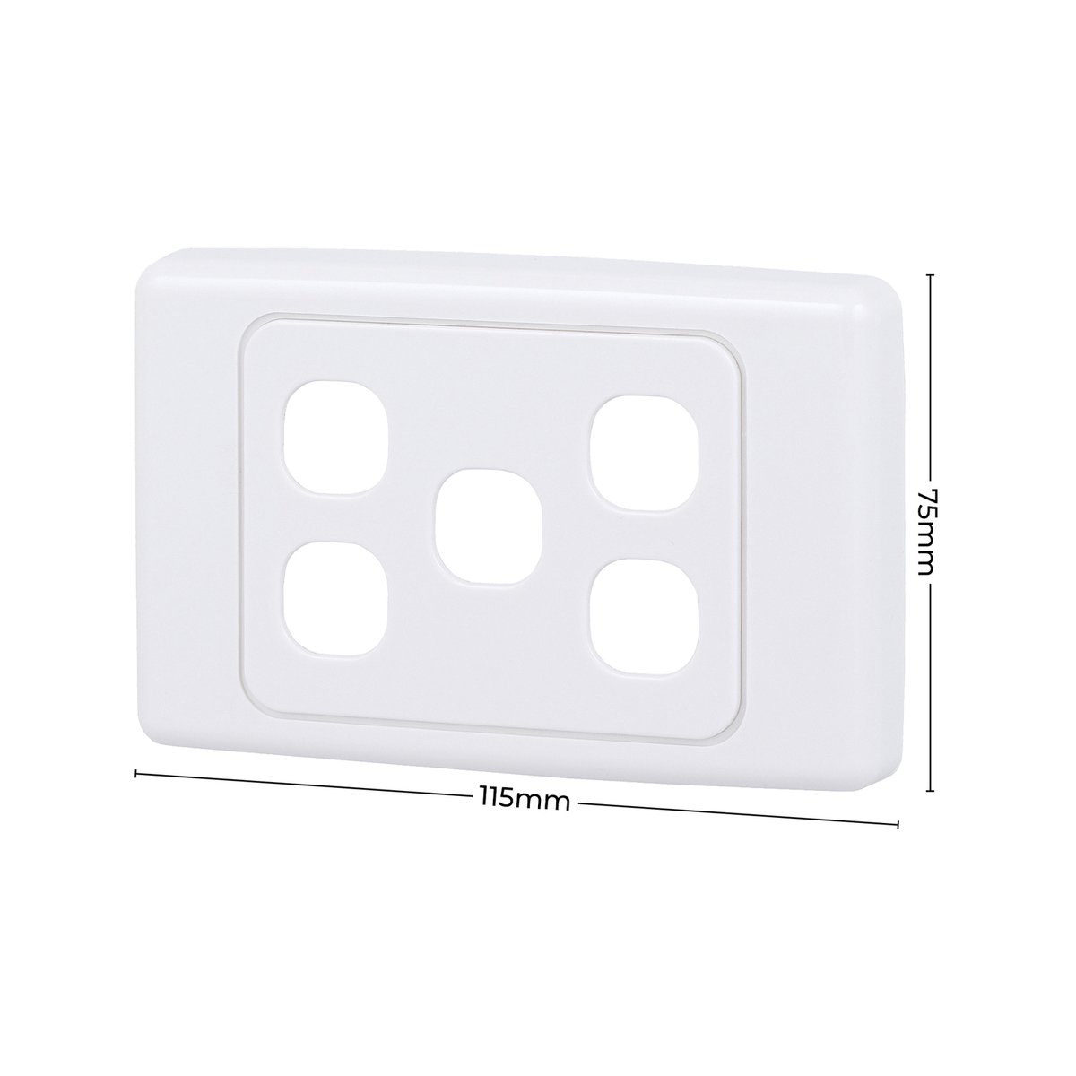 Deta 5 Aperture Grid Plate - 75mm x 115mm - Plastic - Indoor Use - SuperSaverAU - view 4
