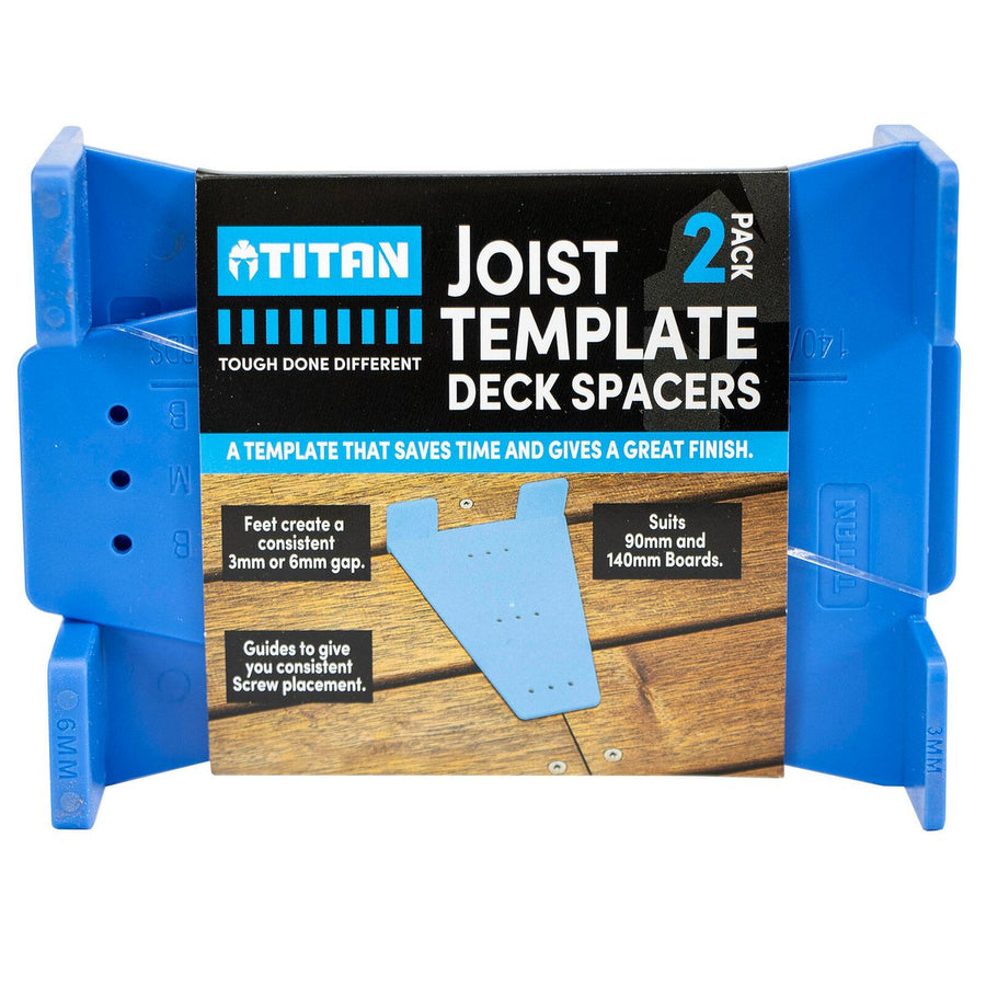 Titan Install Decking Joist Template Spacer 2 Pack - 135mm x 100mm - Consistent Gaps - SuperSaverAU - view 1