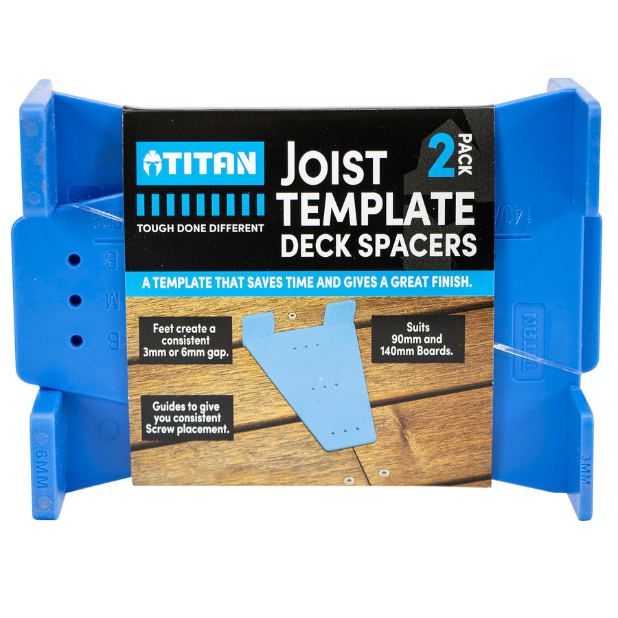 Titan Decking and Joist Template Spacer Reversible 3mm/6mm - 2 Pack