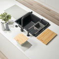 Franke All-In accessory set with storage box and silicone drainer mat - Bridge, board and bowl - ALLINPACK2