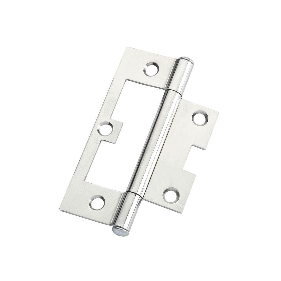 Lane 90mm Polished Chrome Fixed Pin Hinge 20 Pack Easy Fit - SuperSaverAU - view 1