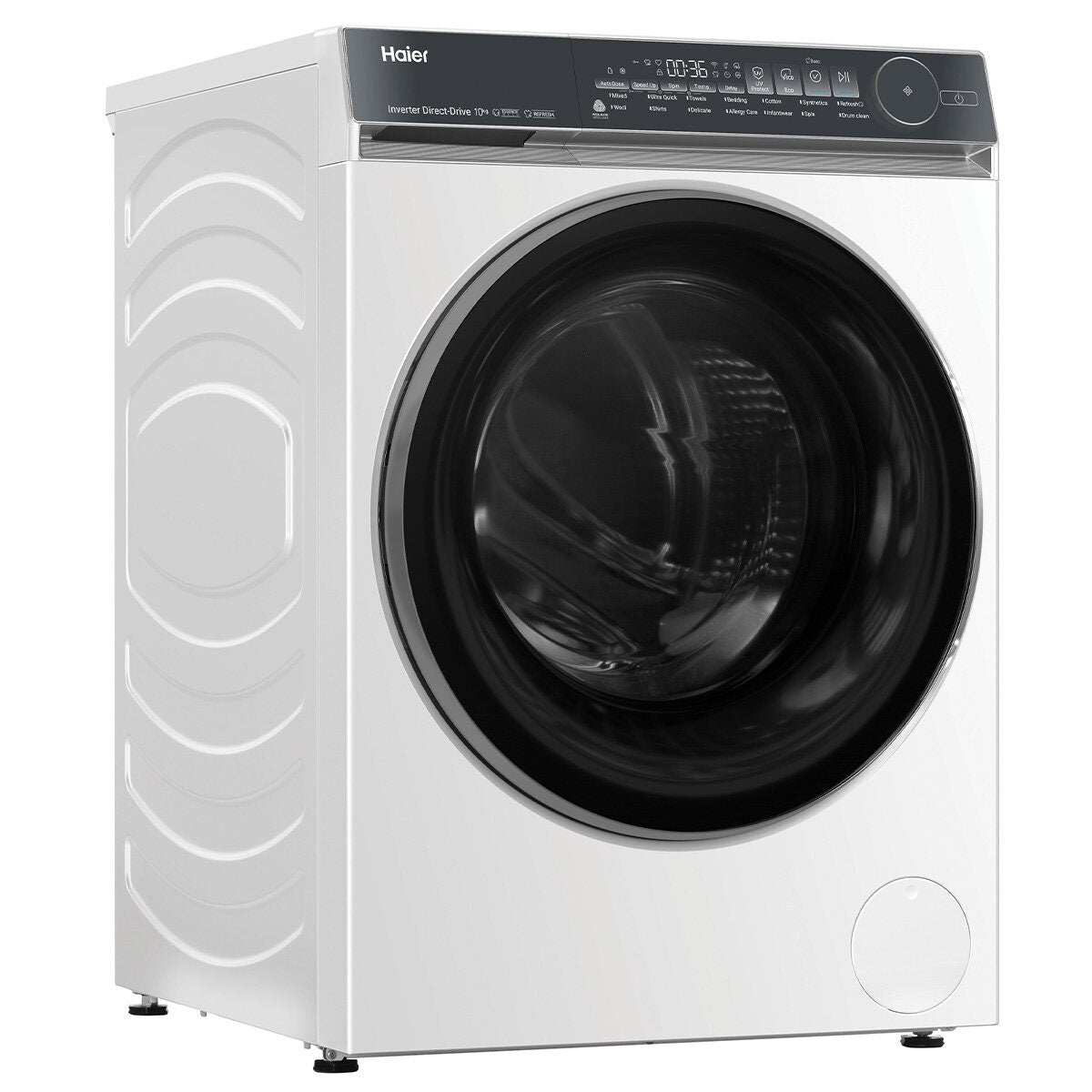 Haier 500 Series 10kg Front Loader - White, Auto Dose, UV Protect, 5 Star Energy - HWF10NW1