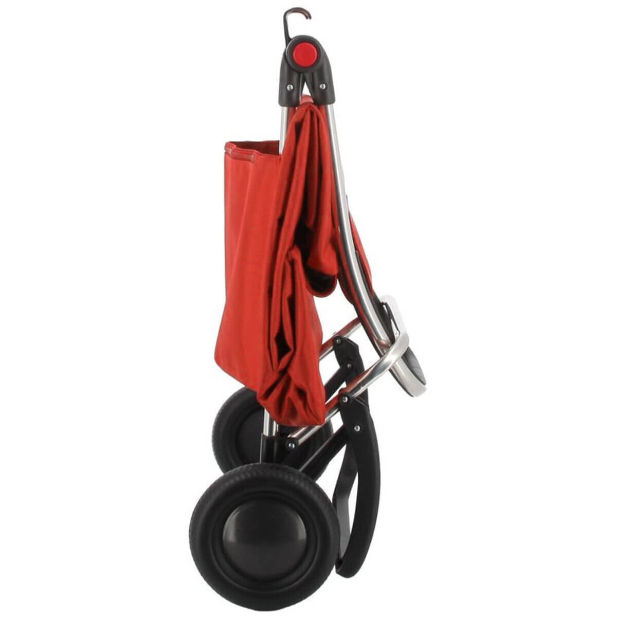 Rolser I-Max 2-Wheel Folding Trolley - Aluminium Chassis, Backpack-Style Bag, Red - R-IMX304-1027