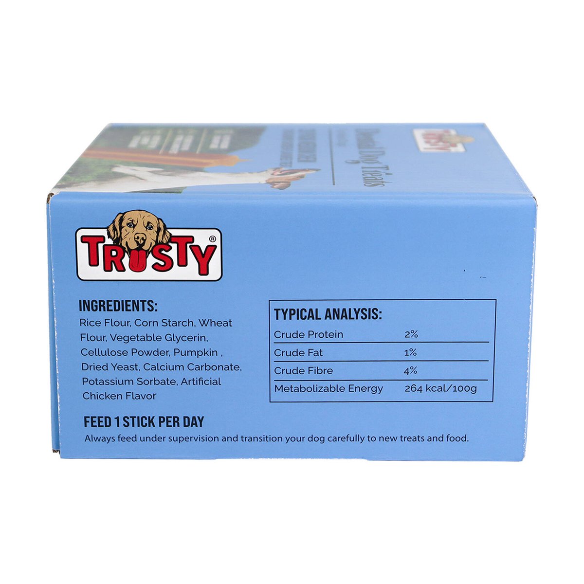 Trusty Star Shaped Chicken Flavoured Medium Chew Stick Dog Treats - 28 Pack - 504g - Dental Care - SuperSaverAU - view 3