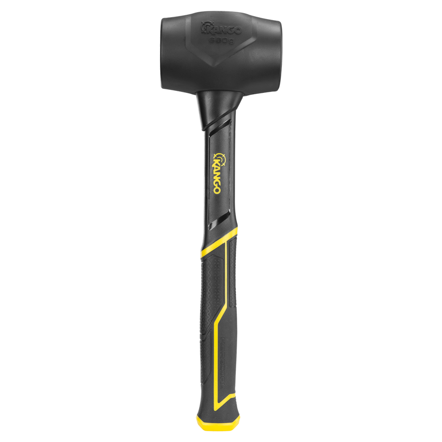 Kango 680g Black Rubber Mallet - High Density Rubber - Durable Design - Black - SuperSaverAU - view 1