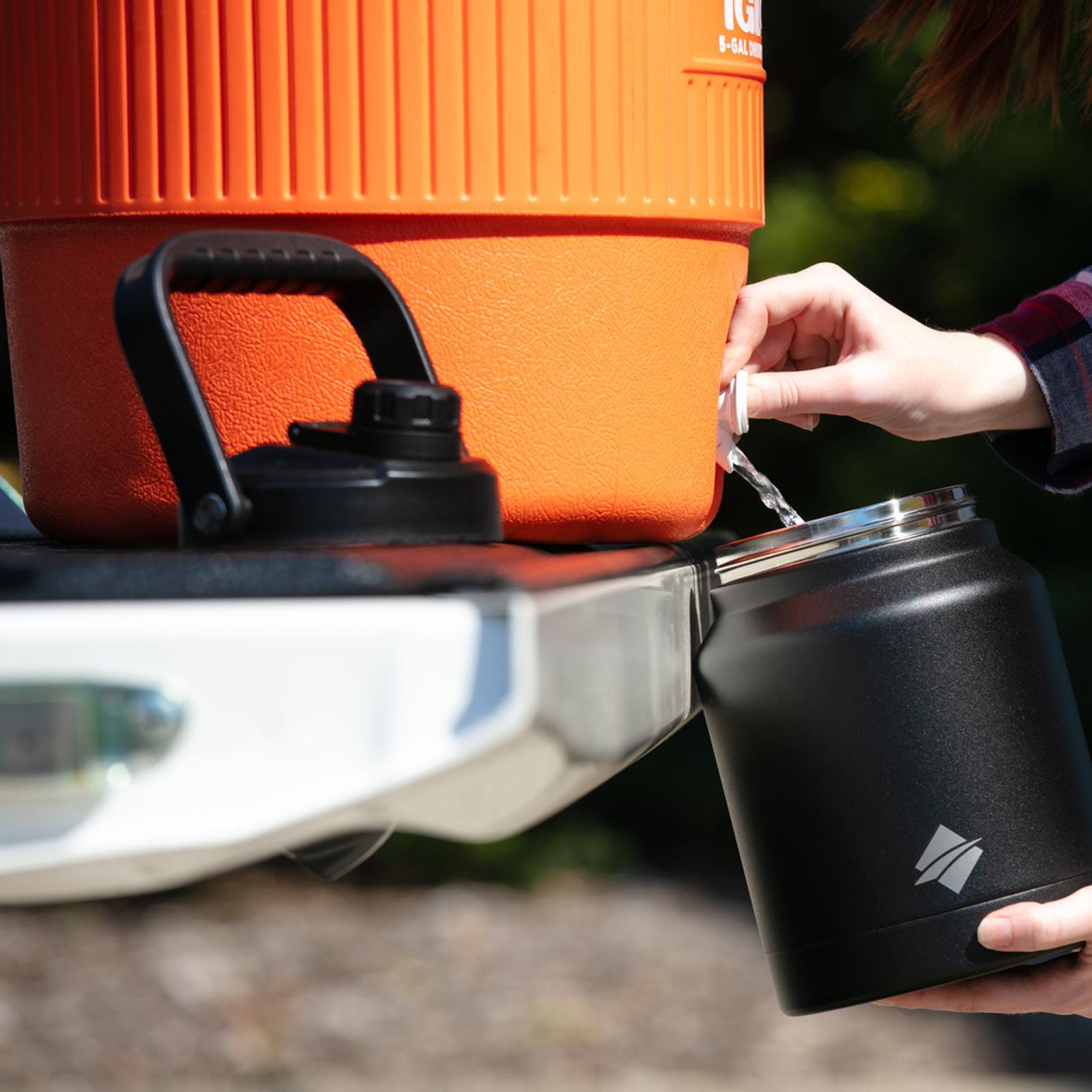 OZtrail 2.5L 18/8 Stainless Steel Insulated Drink Jug Matte Charcoal