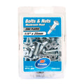 Packaged bolts and nuts with Zenith branding on a white background