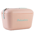 Polarbox Pop 20L Cooler - Nude with Cyan Strap and Logo - Thermal Insulation - PLBP20NC