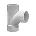 Holman 65mm 88° Female and Female PVC DWV Plain Junction, Underground Rated, Grey