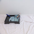 Monarch 1.5 x 1.5m Leak-Proof Canvas Drop Sheet, Plastic Backed