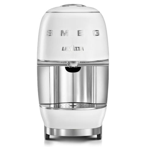 Smeg Lavazza A Modo Mio Capsule Coffee Machine - Retro Design - White Fascia - 900mL Tank - 18001436