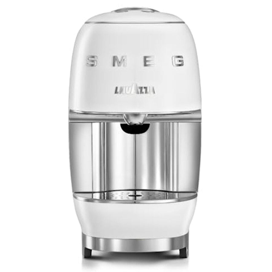 Smeg Lavazza A Modo Mio Capsule Coffee Machine - Retro Design - White Fascia - 900mL Tank - 18001436
