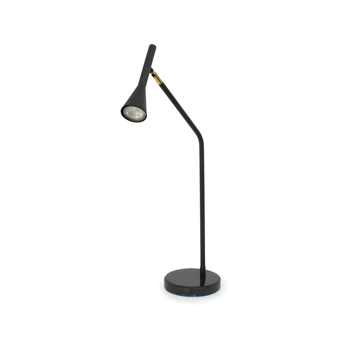 Home Design Black Svelte Desk Lamp - Contemporary Task Lamp 365mm - Marble Base - SuperSaverAU - view 2