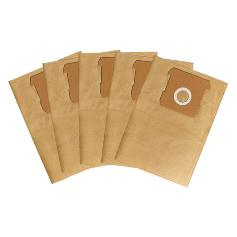 Ozito 12L Replacement Vacuum Dust Bags, Paper, 5 Pack