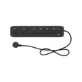 Hpm 6 Outlet Black General Purpose Surge Protected Switched Powerboard - SuperSaverAU - view 1