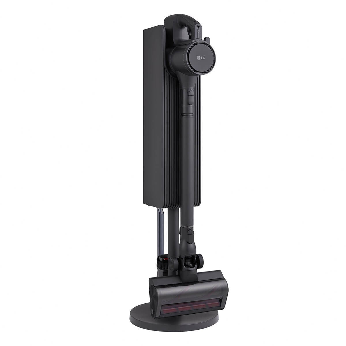 LG CordZero stick vacuum cleaner - 220W suction, auto-emptying tower, LED crevice tool, graphite - A9L-STORM