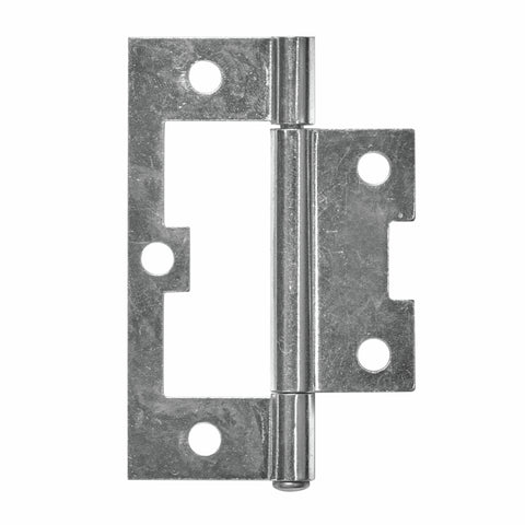 Pinnacle 100mm Zinc Plated Fixed Pin Non Mortise Hinge - 20 Pack
