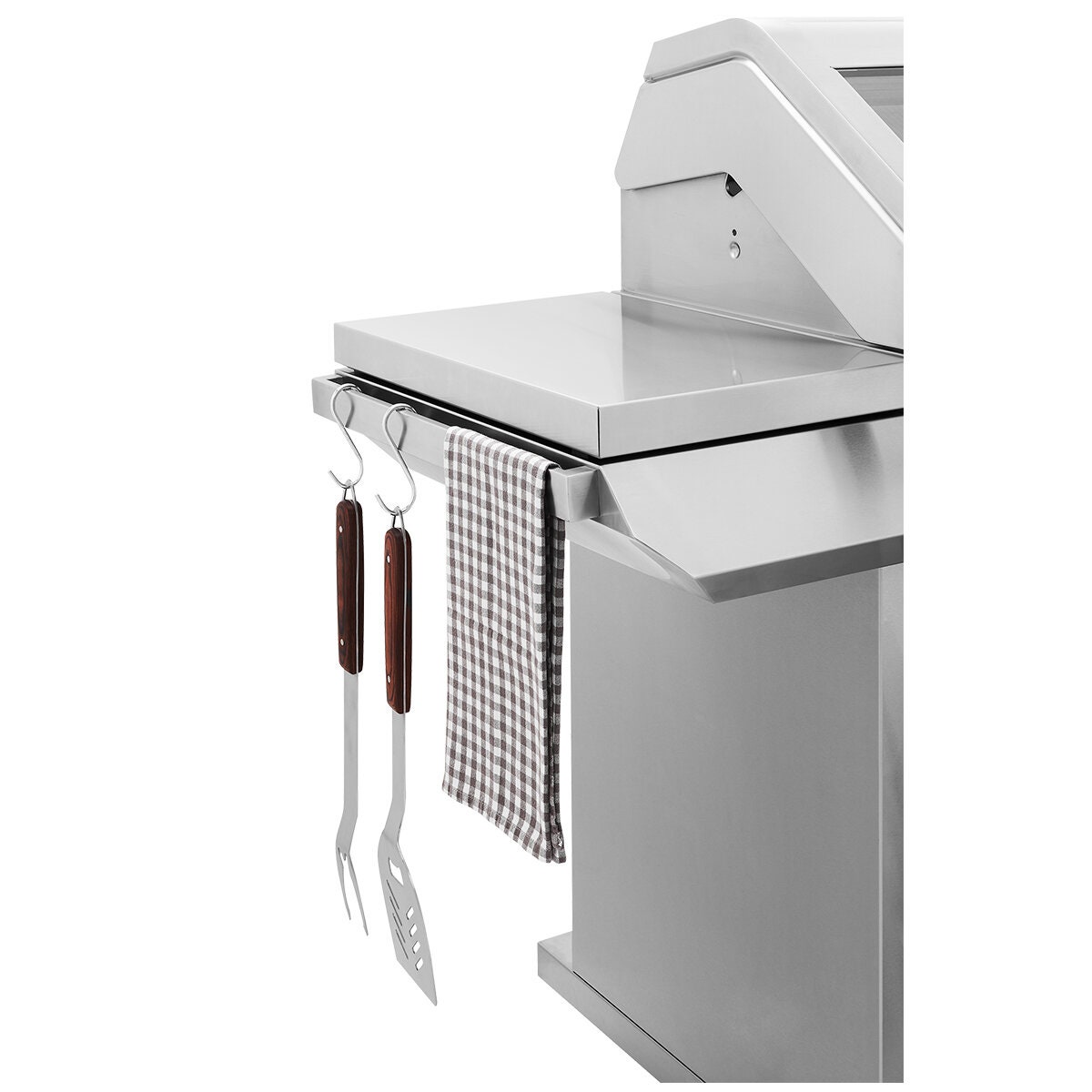 Beefeater 7000 Premium 4 Burner BBQ with Trolley - 304 Stainless Steel - Side Burner - BMF7645SA